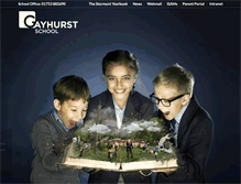 Tablet Screenshot of gayhurstschool.co.uk